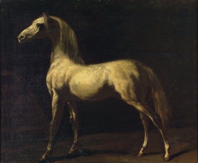 A Standing Horse by Theodore Gericault